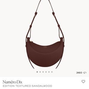 Polene Paris Numero Dix Bag Sandalwood